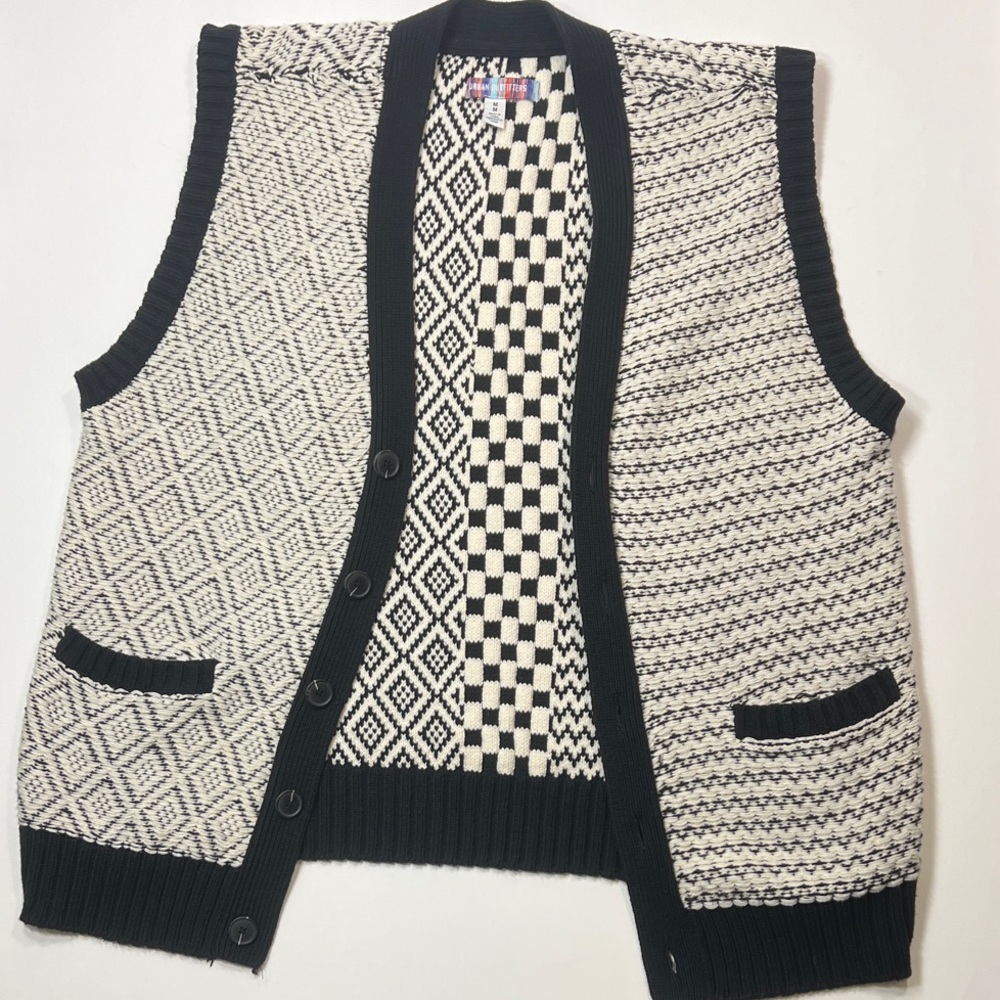 Urban Outfitters Patterned Knit Vest